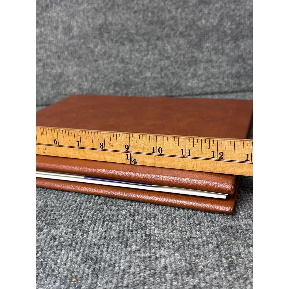 Hallmark embossed tooled faux leather photo album NEW post bound adhesive pages - Picture 11 of 11